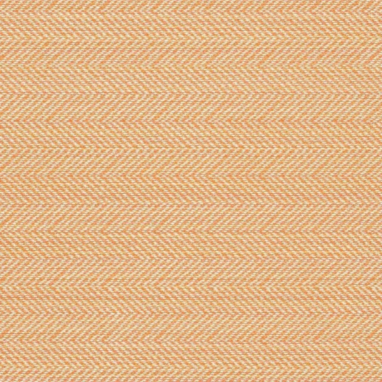 1 Yard Posh Persimmon Orange Herringbone Outdoor Upholstery Fabric 54 Inches Wide